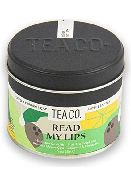 Read My Lips - Ananas ve Hindistancevizli Meyve Çayı 25 gr Teneke Kutu