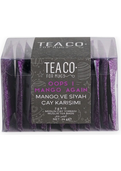 Oops I Mango Again - Mangolu Siyah Çay 25 gr Teneke Kutu