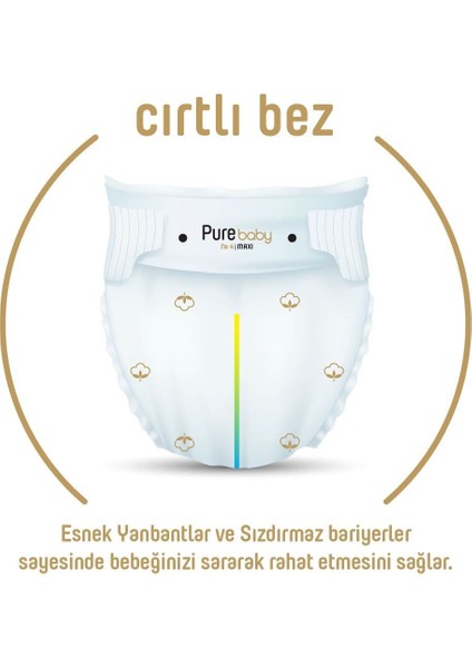 Sleepy Pure Baby Organik Bebek Bezi Jumbo 2 Beden 3-6 kg 68 Adet Brnm  [gymberq]