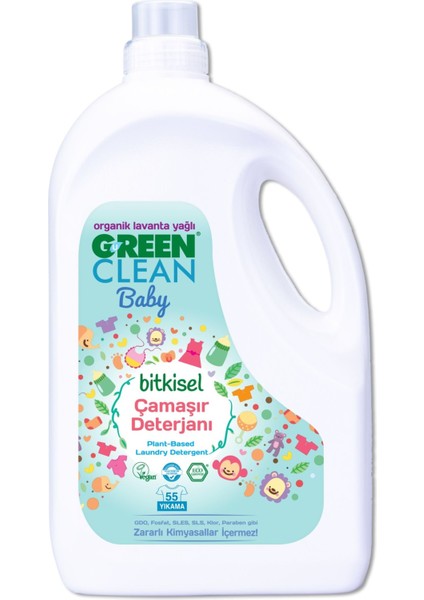 Green Clean Bitkisel Çamaşır Deterjanı 2750ML Brnm  [gymberq]