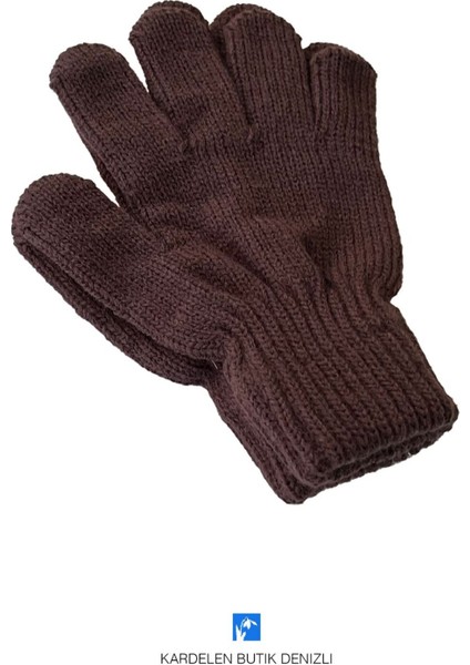 Tam Parmak Çocuk Orlon Eldiven ( 5-8 Yaş )