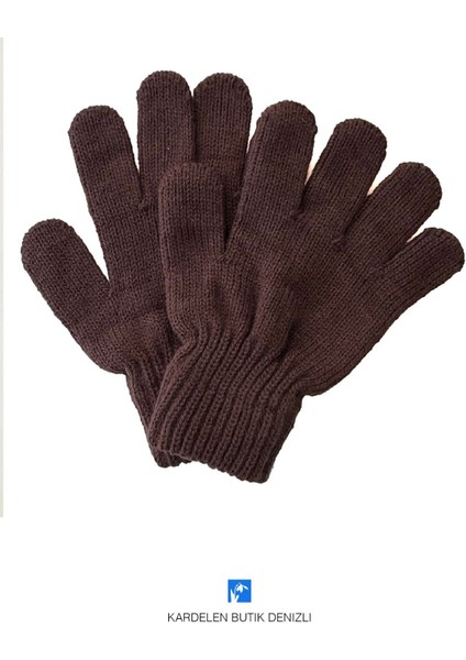 Tam Parmak Çocuk Orlon Eldiven ( 5-8 Yaş ) modelleri