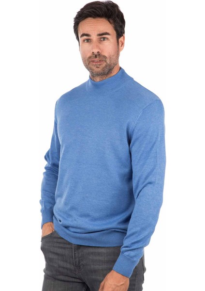 Klasik Kalıp Basic Yarım Balıkçı Yaka Triko-T1003