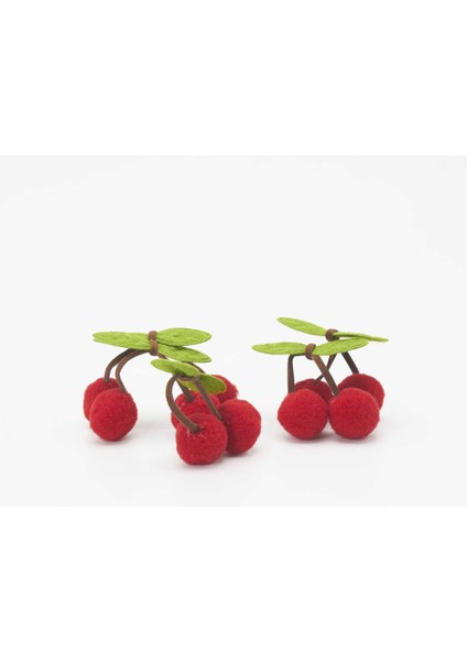 Keçe Figür Kiraz 10'lu