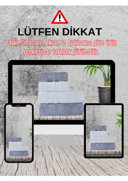 Bambu Family Ekstra Soft Su Emici 4'lü Banyo Aile Seti (2X50X90+2X10X150 ) BAMBO23