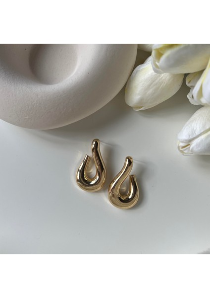 Gold Vintage Küpe