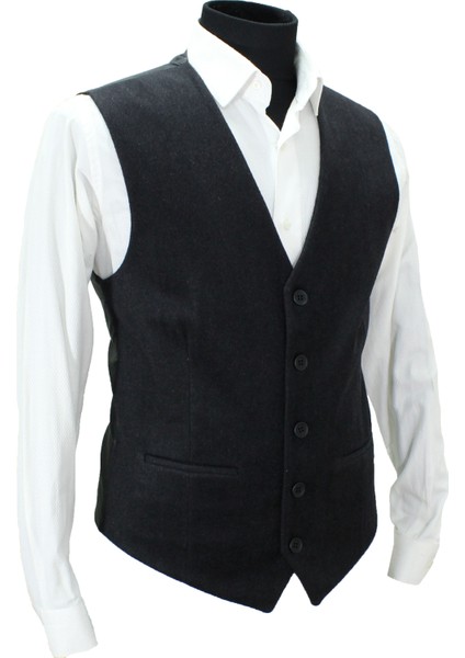 Erkek Yelek V Yaka Füme Yün 50587 fiyatları