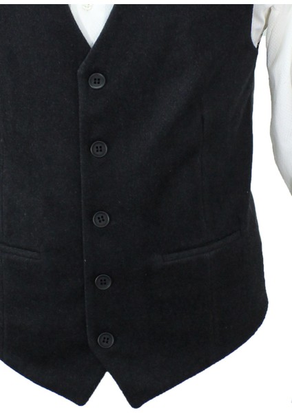 Erkek Yelek V Yaka Füme Yün 50587 fırsatları