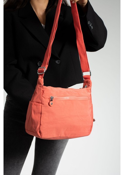 Kadın Çok Gözlü Suya Dayanıklı Paraşüt Kumaş Ayarlanabilir Çapraz Askılı Omuz Çantası 3010 fırsatları