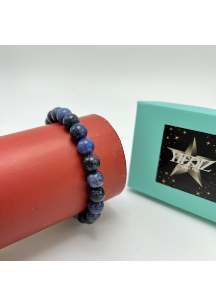 Dumortierit 8mm Elastik Misinalı Doğal Taş Bileklik fiyatları