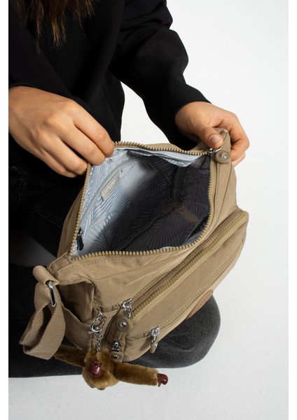 Kadın Çok Gözlü Suya Dayanıklı Paraşüt Kumaş Ayarlanabilir Çapraz Askılı Omuz Çantası 3010 fırsatları