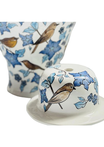 Çiçekli Handmade Abajur