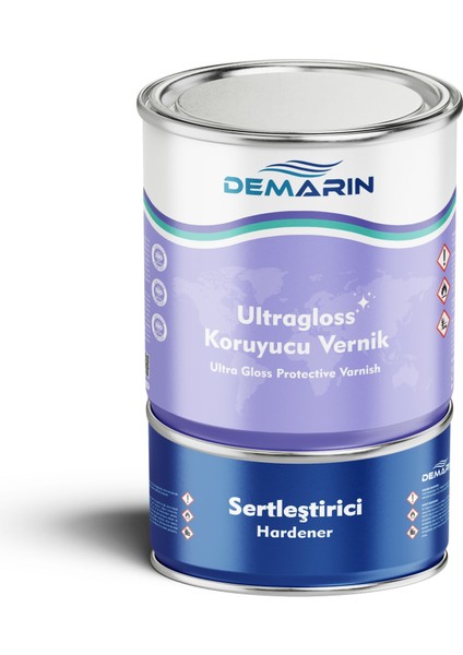 Tüm Yüzeyler İçin Çift Bileşenli Ultra Parlak Koruyucu Sıvı Cam (Güneş Işınlarına Dayanıklı)