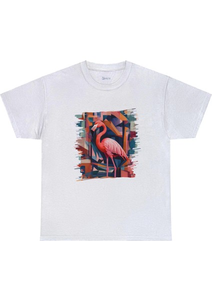 Flamingo Tasarımlı Unisex T-Shir