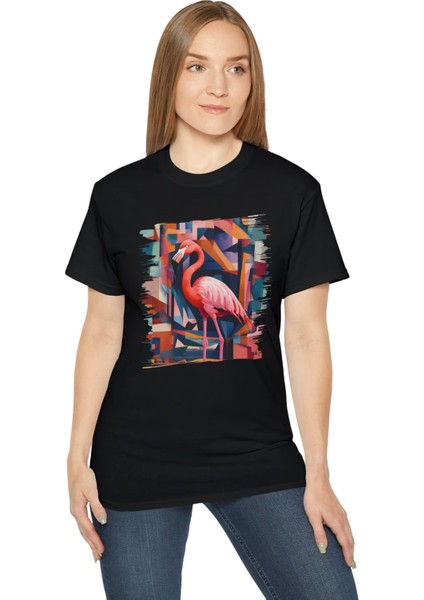 Flamingo Tasarımlı Unisex T-Shir fiyatları
