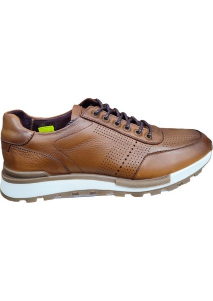 06557-2 Kaymaz Taban Deri Sneakers Erkek Ayakkabı fiyatları