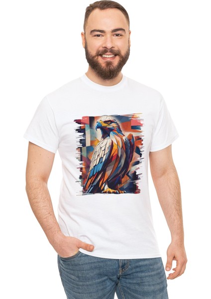 Kartal Tasarımlı Unisex T-Shirt modelleri