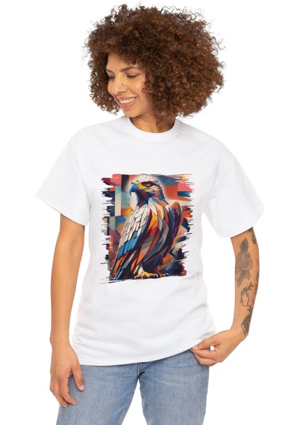 Kartal Tasarımlı Unisex T-Shirt fırsatları