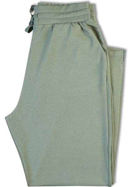 Kadın Spor Düz Renk Jogger Eşofman Altı