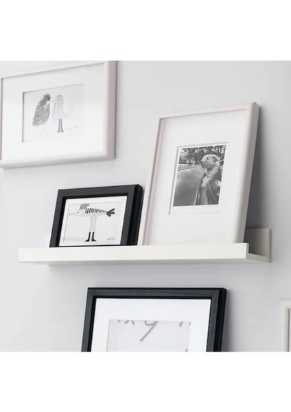 55X12 cm Raf Fotoğraf Resim Çerçevesi Tablo Biblo Kitap Için Ahşap Duvar Rafı fiyatları