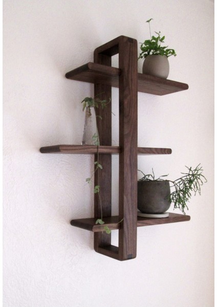 Ahşap Raf Çiçeklik Dekoratif Ahşap Raf modelleri