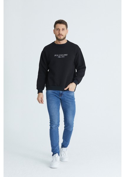 Nakışlı Oversize Sweatshirt