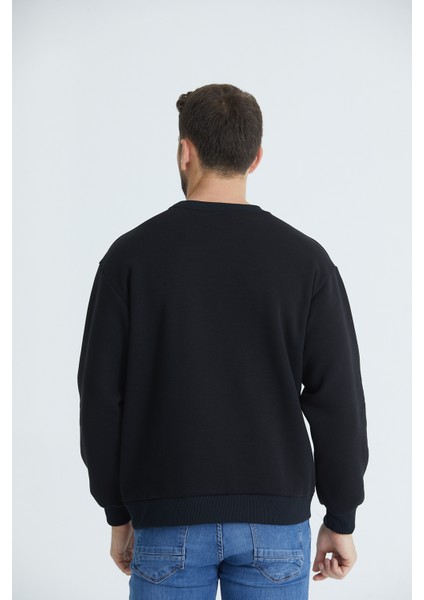 Nakışlı Oversize Sweatshirt