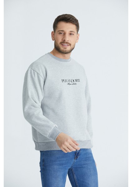 Nakışlı Oversize Sweatshirt