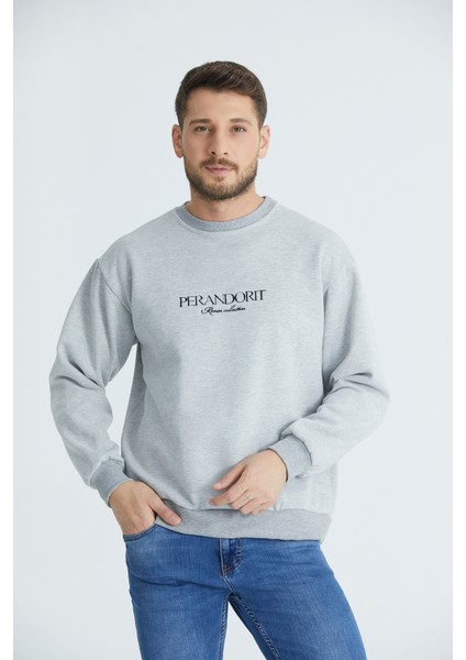 Nakışlı Oversize Sweatshirt