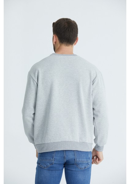 Nakışlı Oversize Sweatshirt