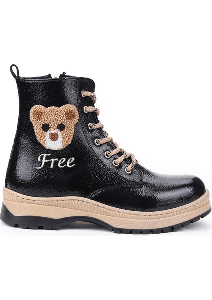 Termo Taban Kız Çocuk Bot 625 Kırışık Cilt Siyah fırsatları