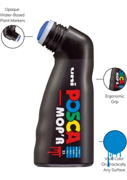 Posca Mop'r Pcm-22 Boyama Markörü Seti 3-19 Mm. 8 Renk