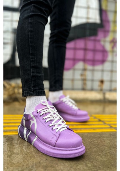 CH254 Cbt Pittura Erkek Ayakkabı 490 Mor/ Koyu Mor V