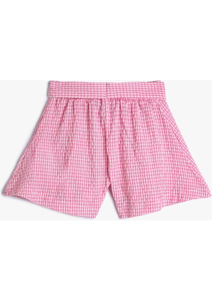 Şort Beli Bağlamalı Düğme Detaylı fiyatları