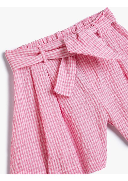 Şort Beli Bağlamalı Düğme Detaylı modelleri