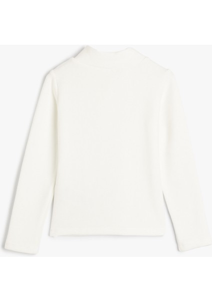 Tişört Dik Yaka Yarım Fermuarlı Ribanalı Kayak Etiket Detaylı fiyatları