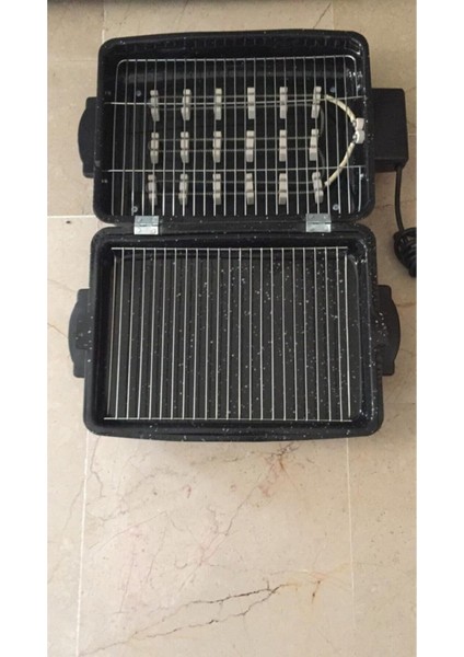 Tel Rezistanslı Elektrikli Emaye Izgara Mangal Barbekü Büyük Boy modelleri