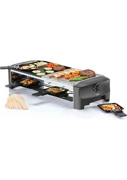 Princess, Raclette 8 Stone ve Grill Parti, 1300 Watt