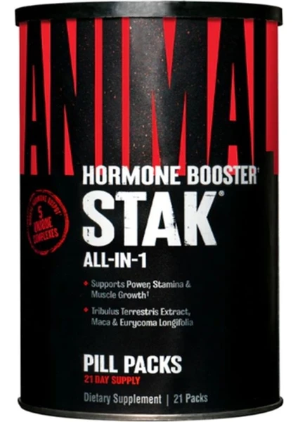 Animal Stak Hormone Booster (Tribulus + Fenugreek)  USA 21 Paket