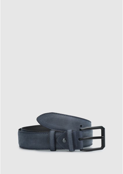 Lacivert 003 Erkek Deri Kemer