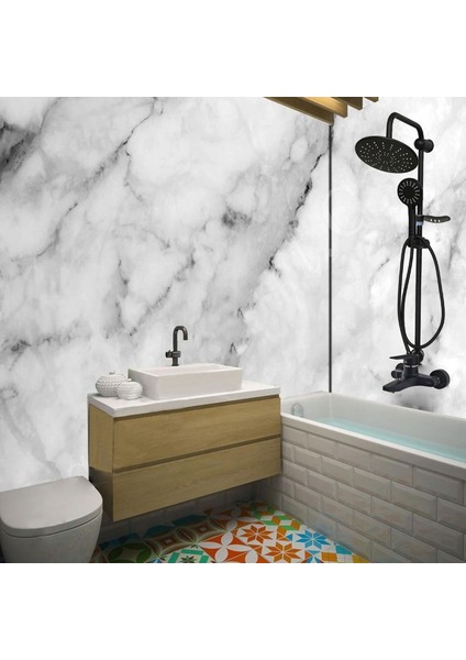 Robot Tepe Duş Seti Takımı Shower Yağmurlama Oval Banyo Masaj Duş Başlığı Sistemi Mat Siyah fırsatları