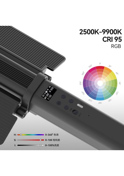 St-60 Rgb LED Tüp Işık 3'lü Set