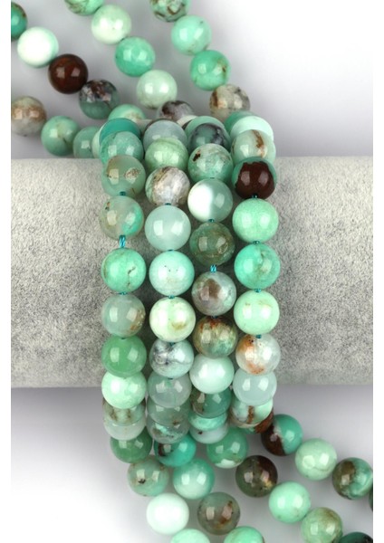 Krizopras Doğal Taş Dizi 10 mm Küre Kesim fiyatları