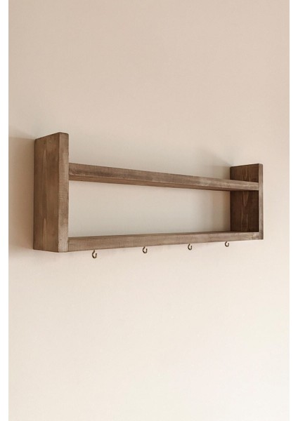 Ahşap Mutfak Rafı Bardak Askılık Raf modelleri