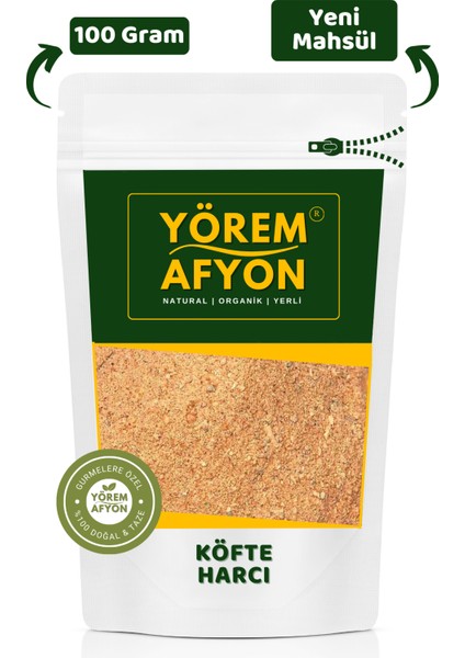 Yörem Afyon 12 Çeşit Baharat Harmanı Eşsiz Lezzetli Köfteler İçin Köfte Harcı | 100gr.