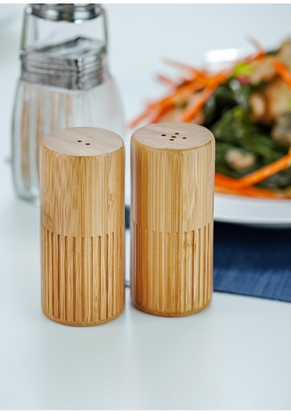 Natura Bambu Tuzluk Biberlik 2li Set