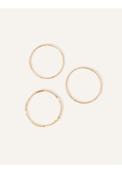 Altın Rengi Twist Bilezik 3'lü Set fiyatları