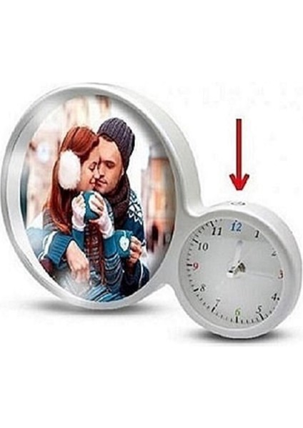 Özel Sevgililer Günü Fotoğraflı Saatli Sihirli LED Ayna Çerçeve modelleri