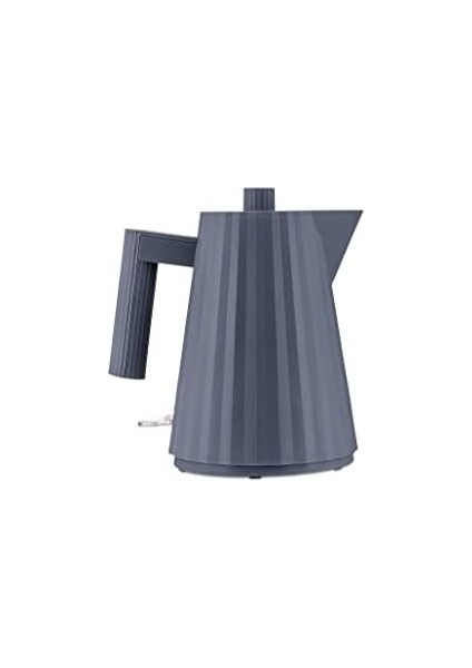  Alessi Plissé MDL06/1 G - Tasarım Elektrikli Su Isıtıcısı, Termoplastik Reçineden, Avrupa Soketi 2400W, 100CL, Gri