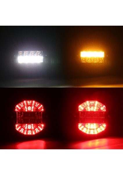 Çeray 12,5cm Mini Hamburger Stop LED Lamba 12VOLT